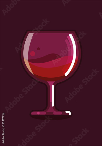 Wine glass icon