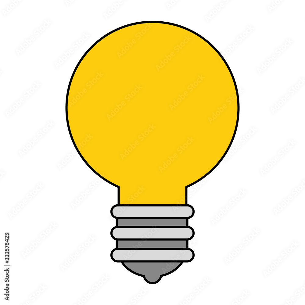 bulb light isolated icon bulb light isolated icon