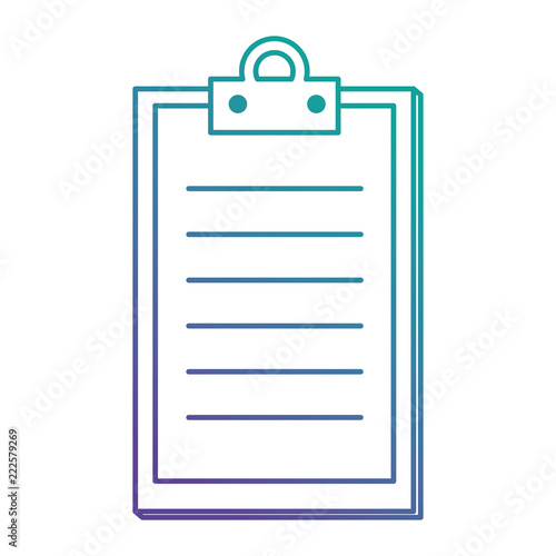 checklist clipboard isolated icon