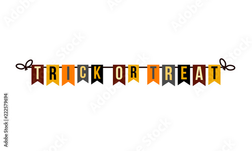 trick or treat, halloween garland