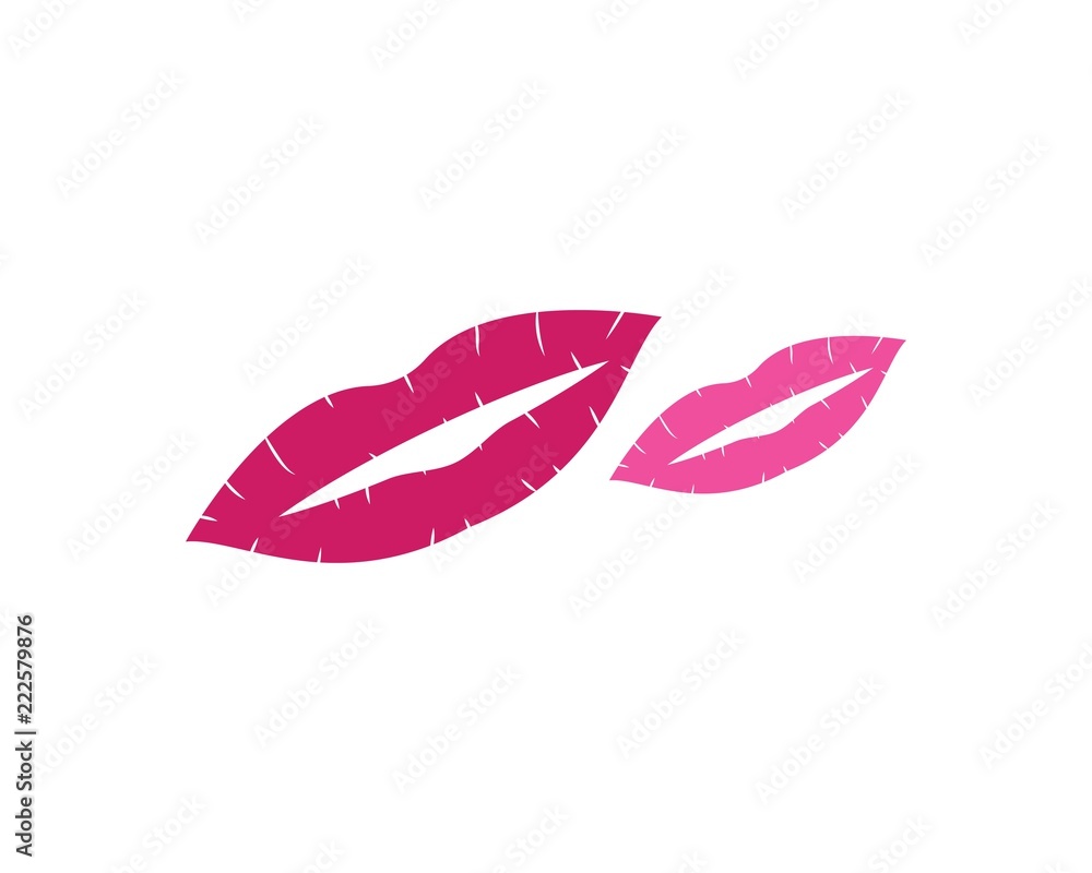 lips icon vector lips icon vector