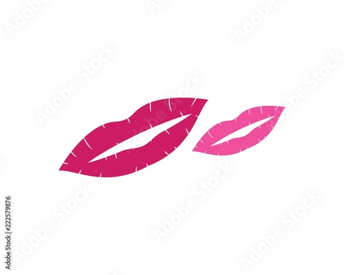 lips icon vector