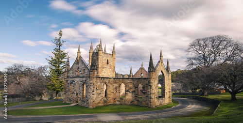 Foto Port Arthur the old convict colony and historic jail located in Tasmania, Austra