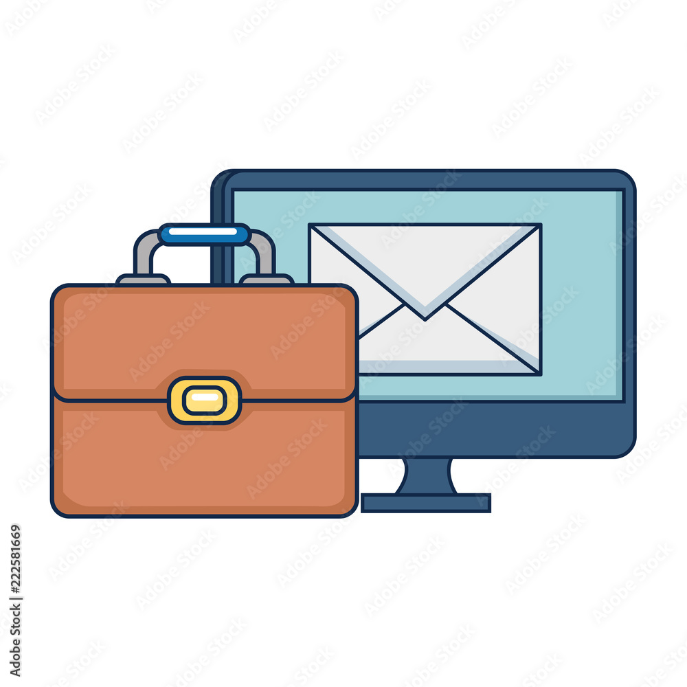 portfolio briefcase with computer and email portfolio briefcase with computer and email