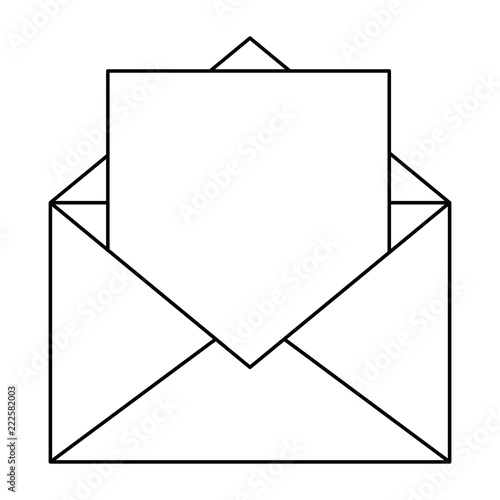envelope mail isolated icon