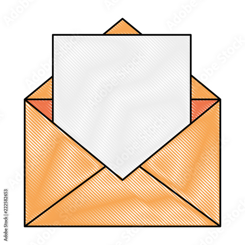 envelope mail isolated icon