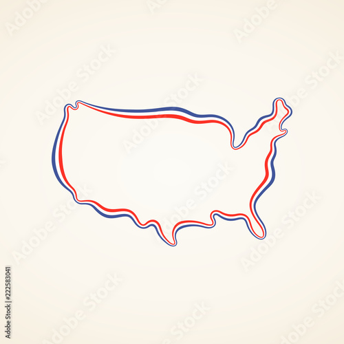 United States - Outline Map