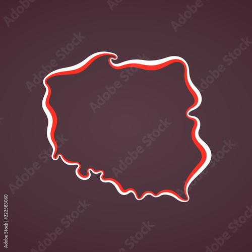 Poland - Outline Map