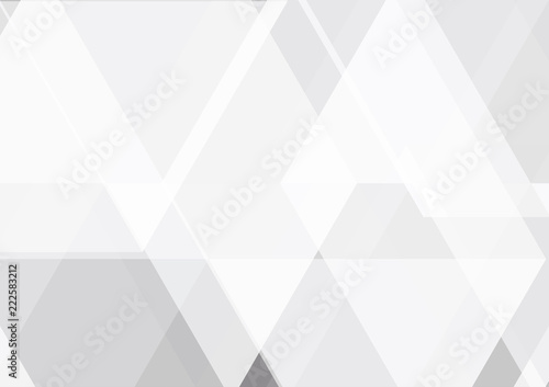 Vector gray and white color geometric abstract background