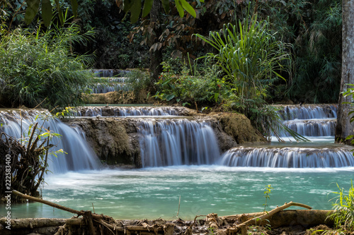 Laos - Luang Prabang - Tat Kuang Si Wasserf  lle