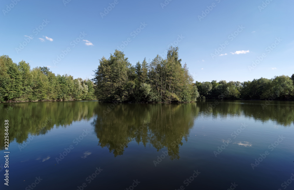 Pond in the natural park of Patis