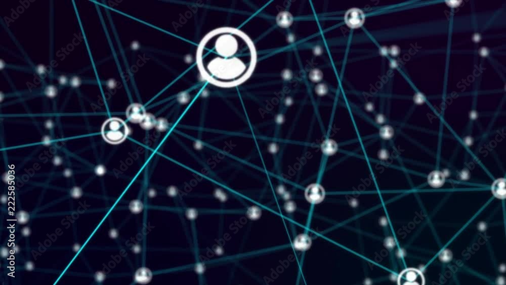 Social Network. Connected people Social Network. Connected people