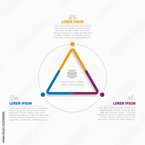 Infographic design template with place for your data. Vector illustration.