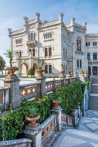 Miramare castle near Trieste, northeastern Italy