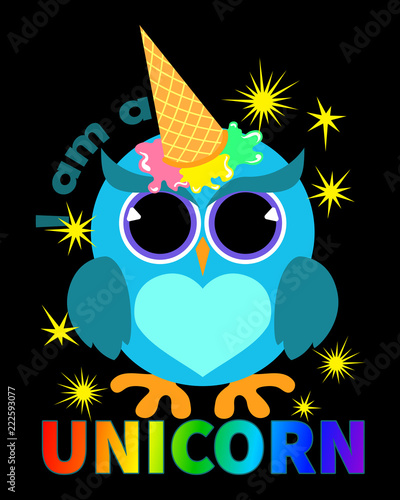 I am a Unicorn Owl