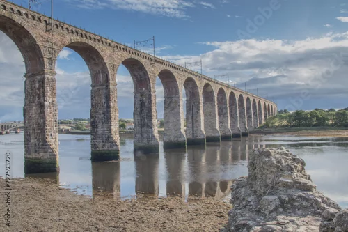 Obraz most kolejowy w Berwick upon Tweed