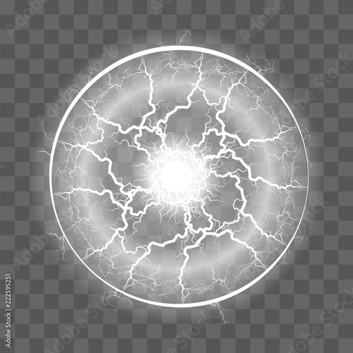 Vector illustration.Transparent light effect of