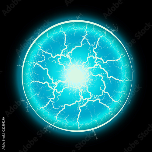 Vector illustration. Transparent light effect