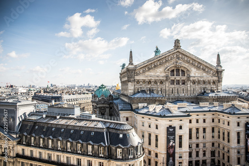 View of Paris Opera House from Galerie Lafayette