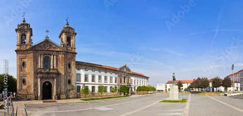 Braga, Portuga. Populo Church. Mannerist, rococo and neoclassical architecture.