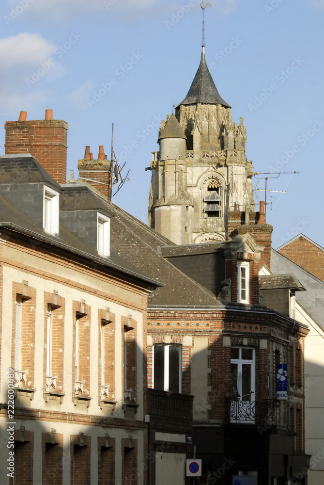 Ville de Rugles, église Notre-Dame, département de l'Eure, Normandie, France