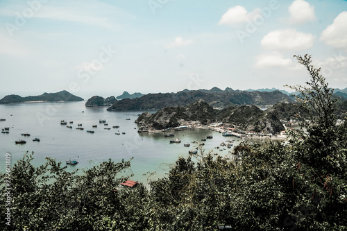 Baie d'Halong vue Vietnam
