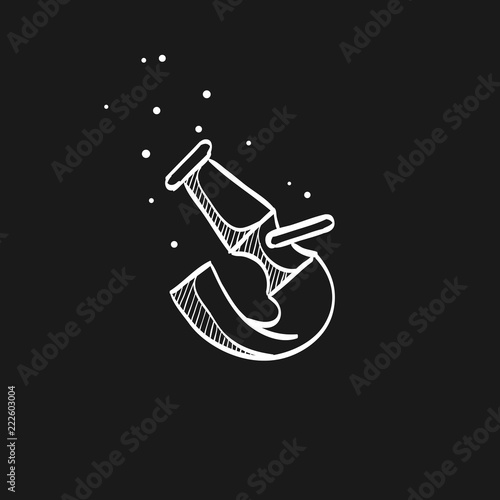 Sketch icon in black - Fireman water hose