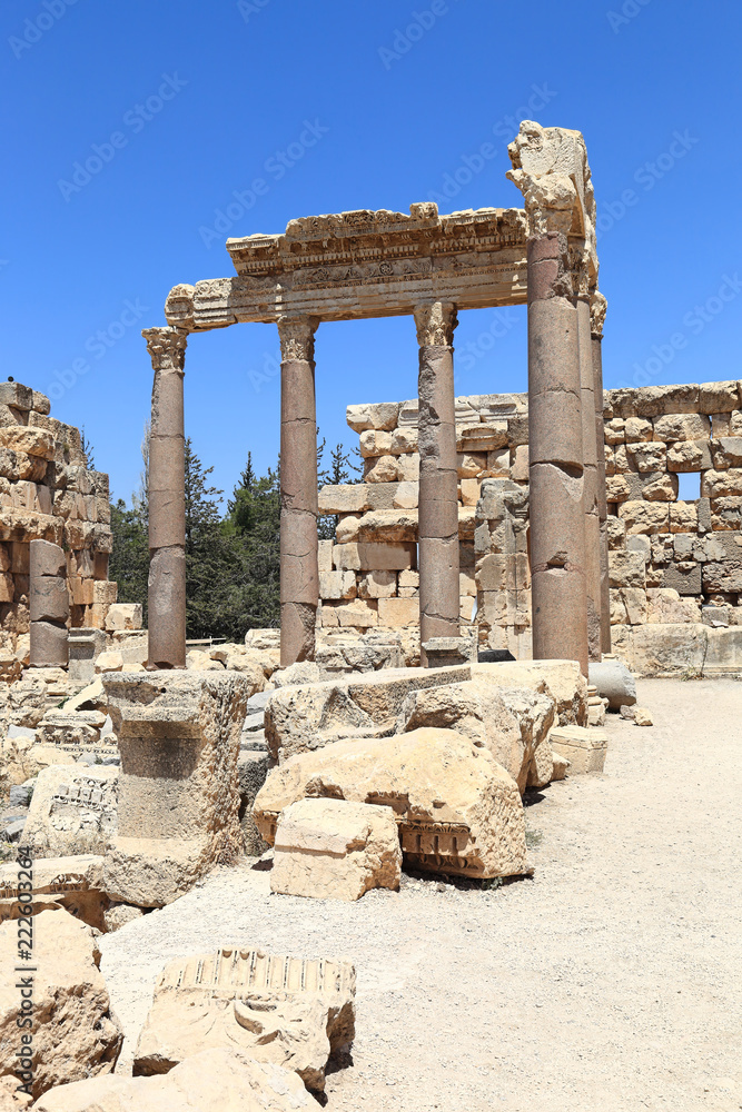 The Roman Ruins in Baalbek, Lebanon