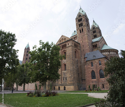 Speyer Cathedral at Speyer town in Rhineland Palatinate  Germany
