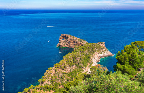 Spanien Mittelmeer Landschaft Felsen Natur Mediterran Küste Insel Mallorca