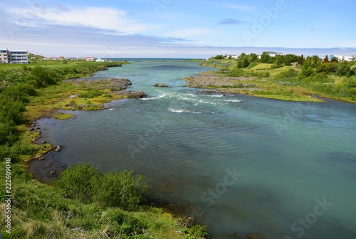 River Blanda in the northwest of Iceland, near Blönduos