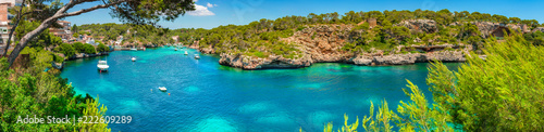 Beautiful bay of Cala Figuera, seaside panorama on Majorca, Balearic Islands © vulcanus