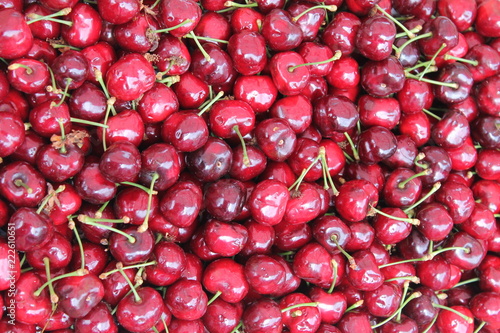 background of cherries