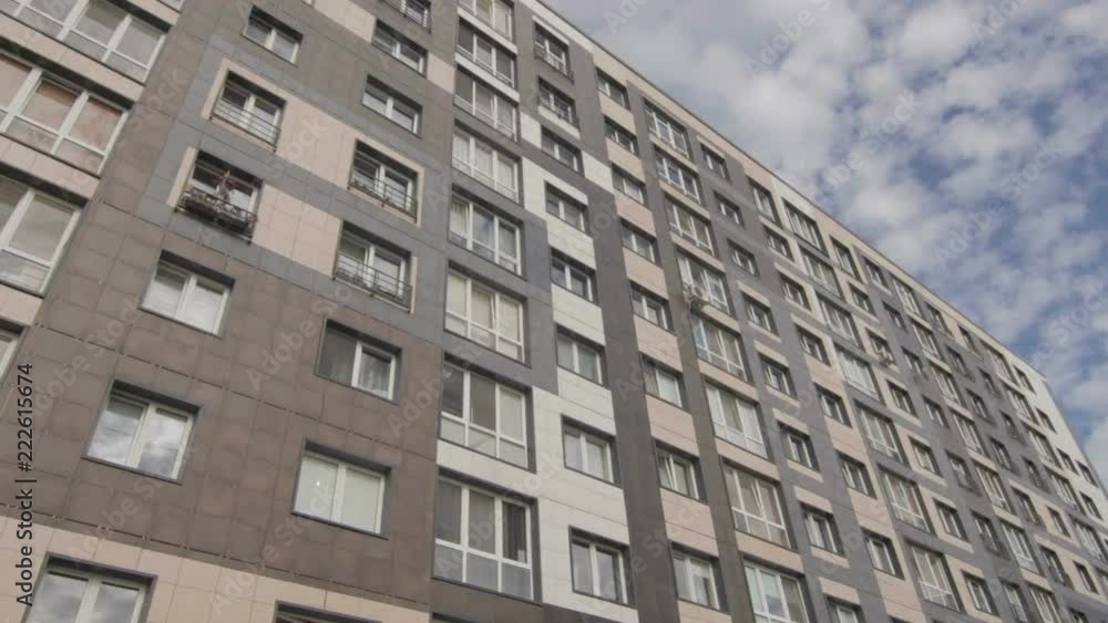View at new residential multi storey house view View at new residential multi storey house view