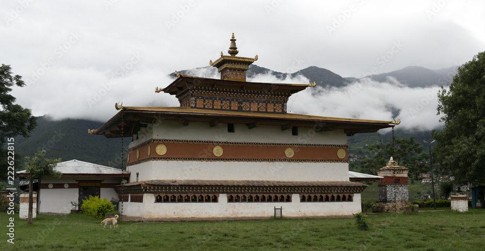 Bhutan temple Bhutan temple