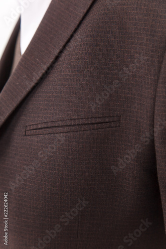 Chic and stylish suit. Business, neckline, classical, elegance