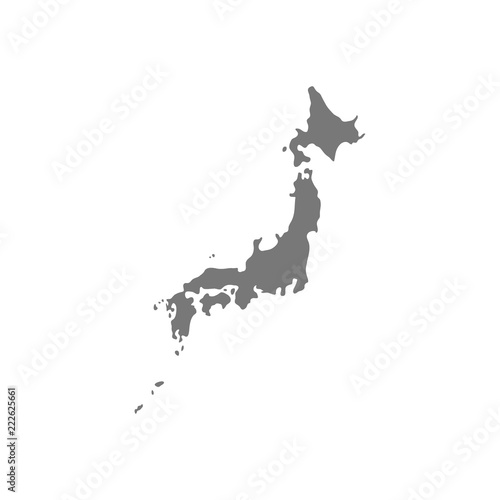 Japan map vector