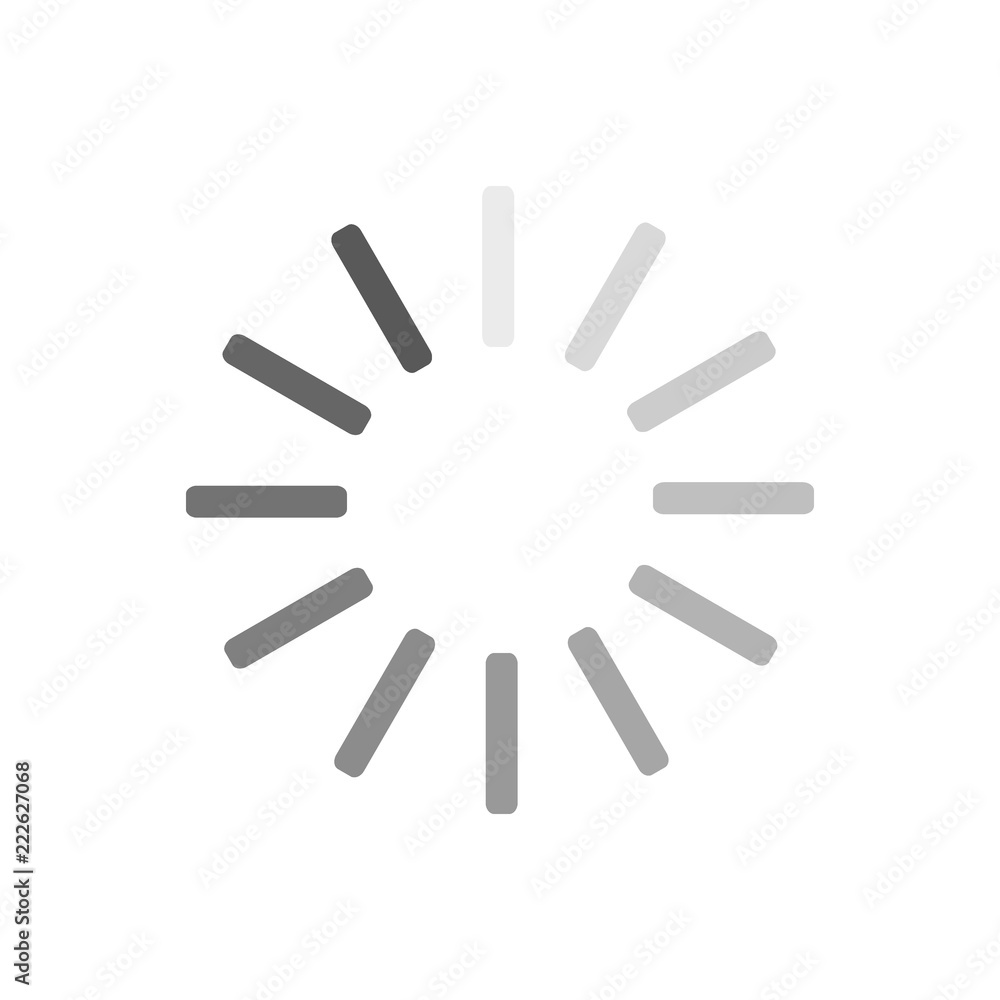 Loading circle icon. Progress loading vector icon. Update icon Loading circle icon. Progress loading vector icon. Update icon