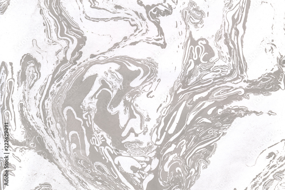 Fototapeta premium Black and white decorative marble texture.