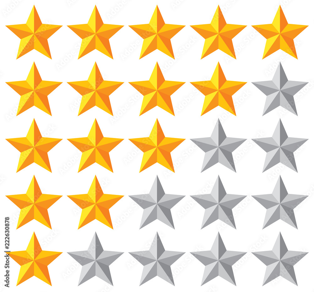 stars rating vector illustration stars rating vector illustration