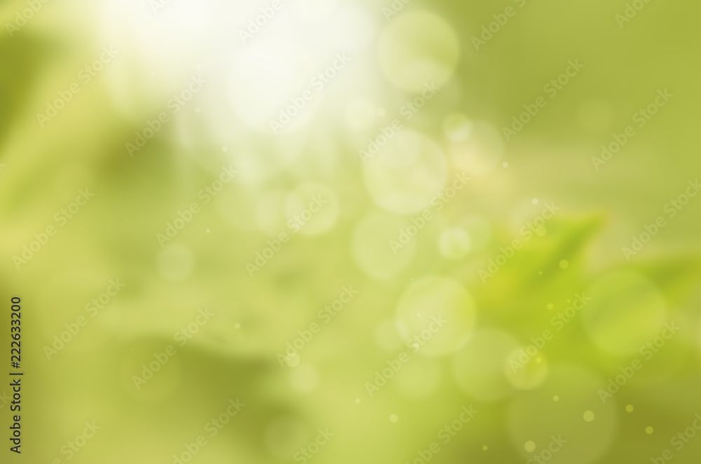 Obraz premium Green abstract colorful pattern with sun shine