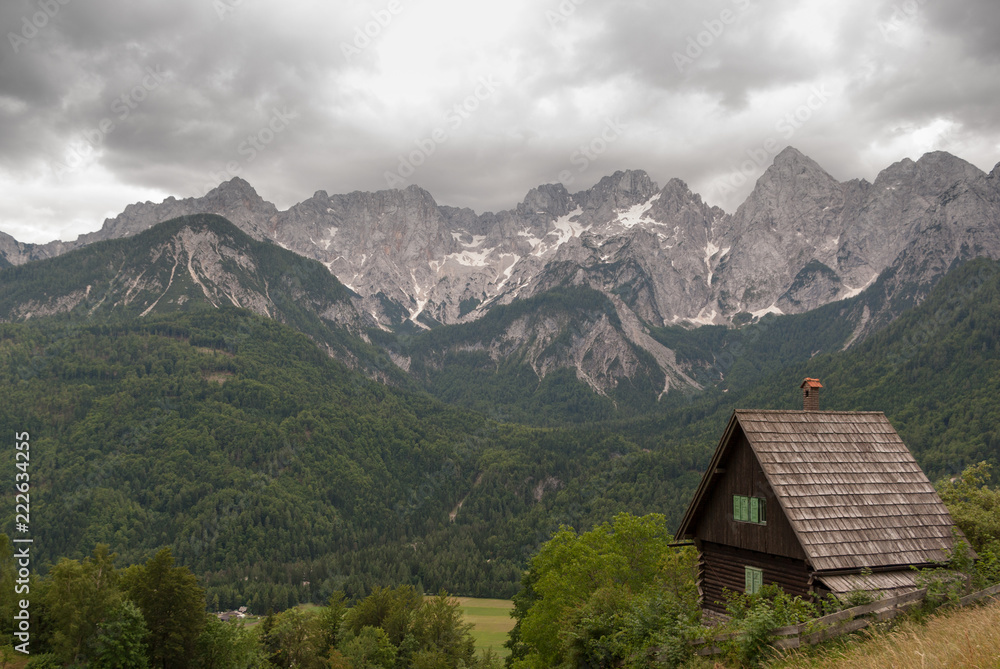 house in the mountains