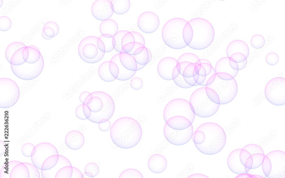 Light pastel colored background with pink bubbles. Wallpaper, texture pink balloons. 3D illustration Light pastel colored background with pink bubbles. Wallpaper, texture pink balloons. 3D illustration