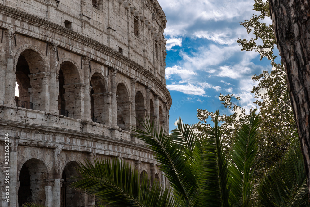 Obraz premium View of the Colosseum or Coliseum