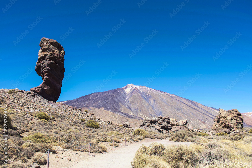 Parque Nacional del Teide, from the south side. Beautiful, dry, more like a desert. Tenerife, Canary Islands