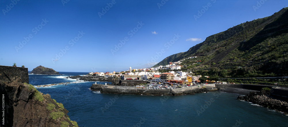 Small town of Garachico in Tenerife, Canary Islands.