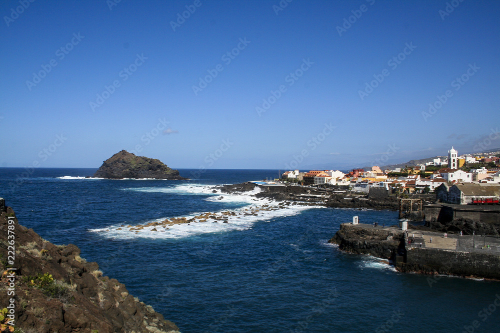 Small town of Garachico in Tenerife, Canary Islands.