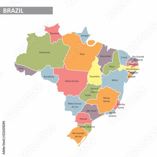 Map of Brazil