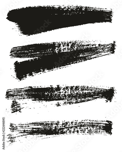 Paint Brush Background High Detail Abstract Vector Background Set 35