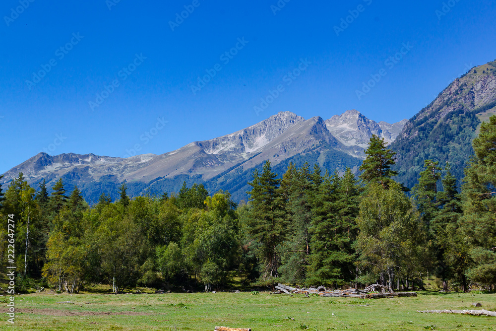 Arkhyz, mountains in summer